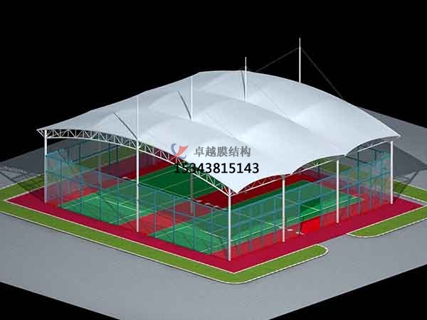 舟山市籃球場膜結(jié)構(gòu)罩棚【設(shè)計施工】